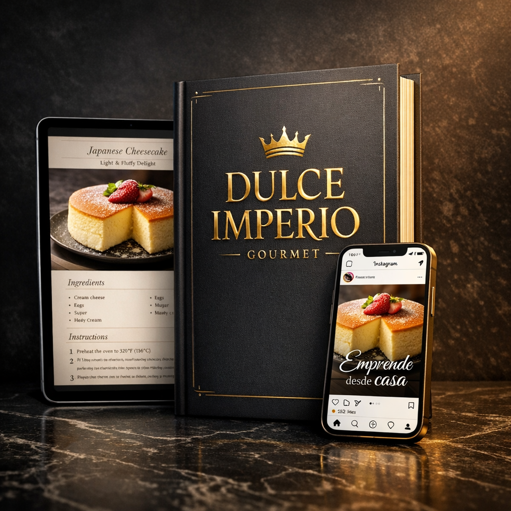 Curso de Cheesecake tradicional japones y 7 Postres Japoneses en tendencia + mini guia de regalo